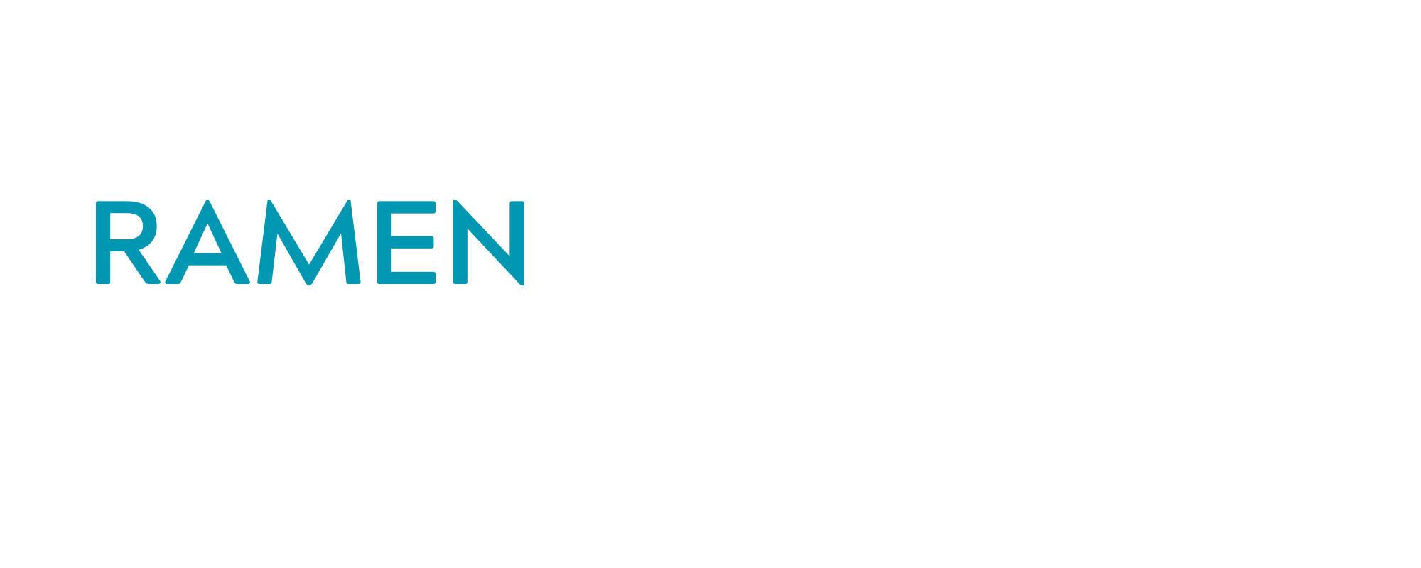 Ramen Herstellen Horizontal Blue and White Logo